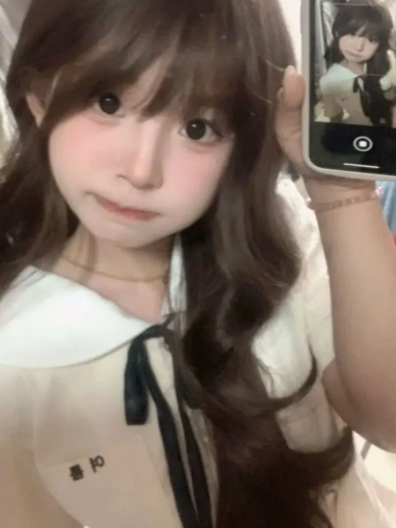 Original Little Lotus Short Sleeve round Neck JK Shirt Japanese Style Waist Cinched Petal Swinging Cute School Uniform Set fo...