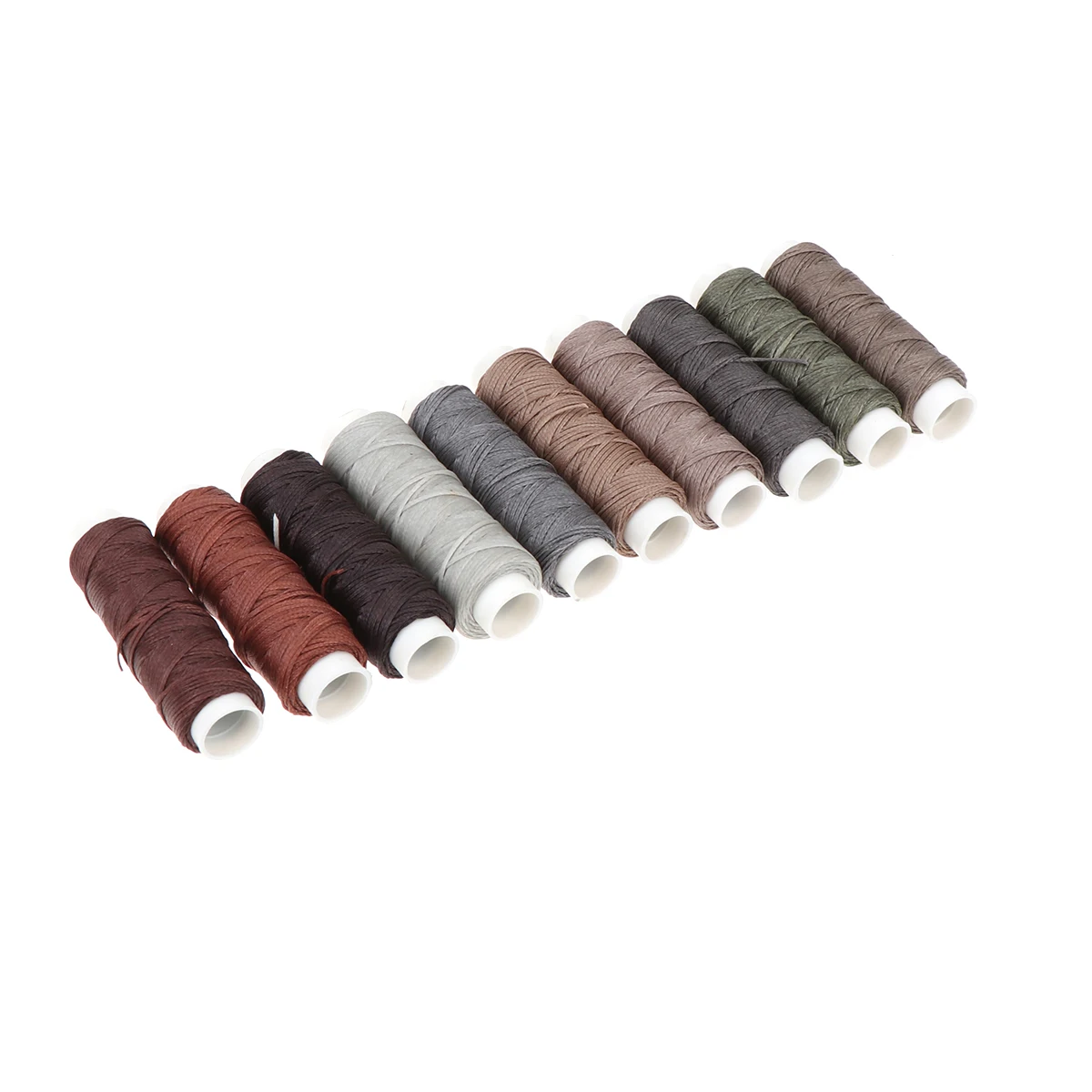 

0.8mm Waxed Line Polyester Sewing Thread Flat Wax Coated Waterproof Thread for Sewing Craft Repair Projects