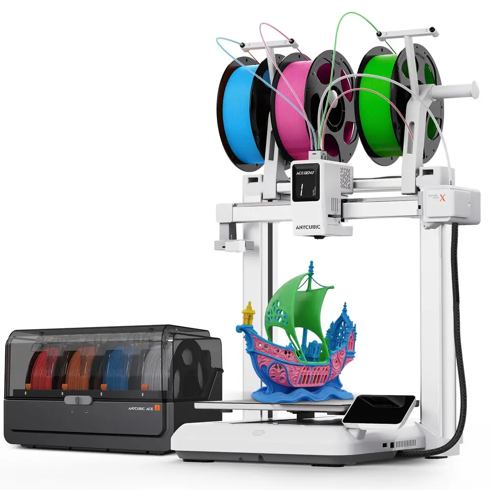 ANYCUBIC Kobra X 3Dプリンター マルチカラー3Dプリンター 4色FDM高速