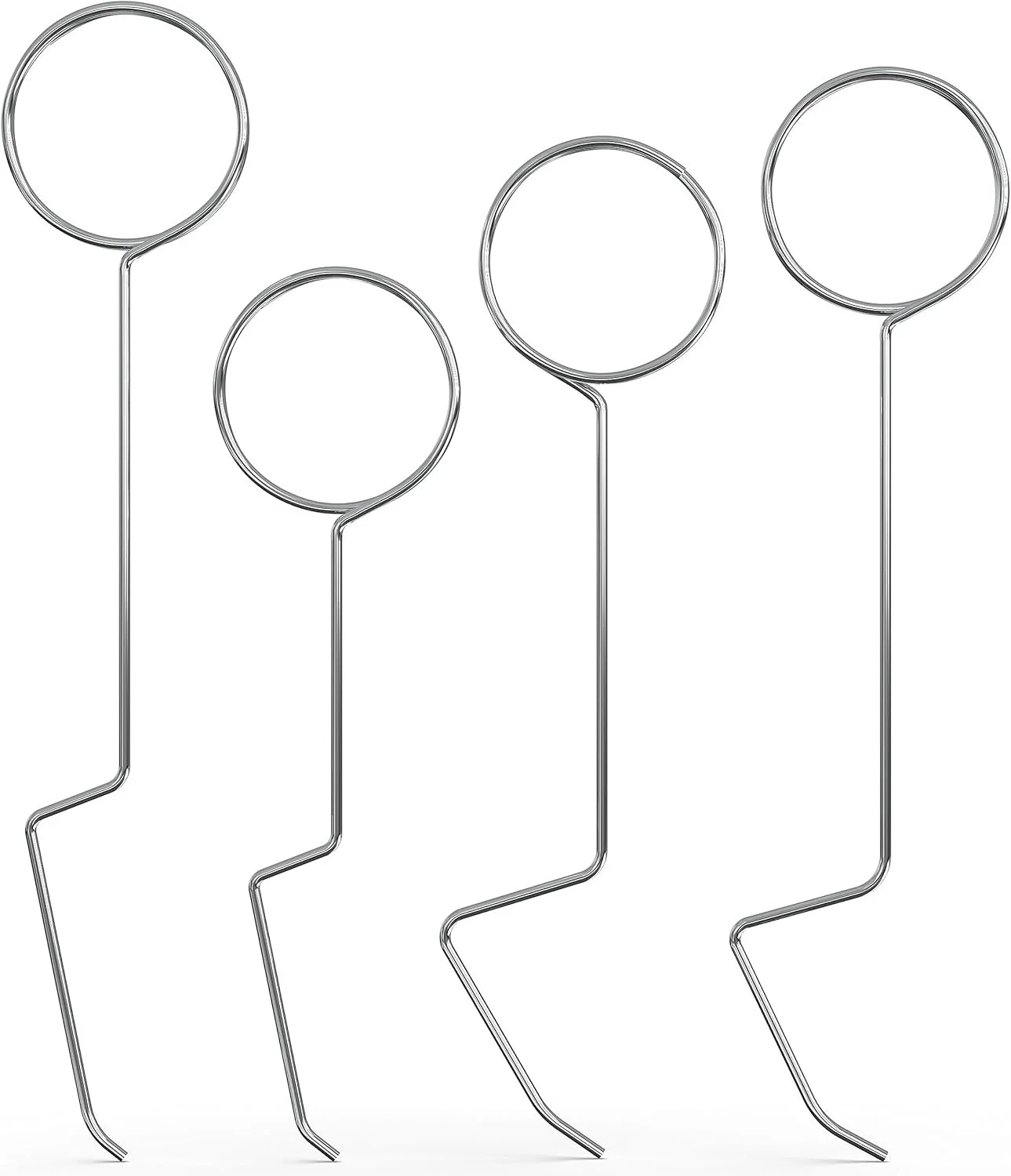 4-częściowy wysokiej jakości zestaw narzędzi ślusarskich z haczykami, odpowiedni dla początkujących do ćwiczeń, szkolenia ślusarskiego, demontażu i wytrychowania.