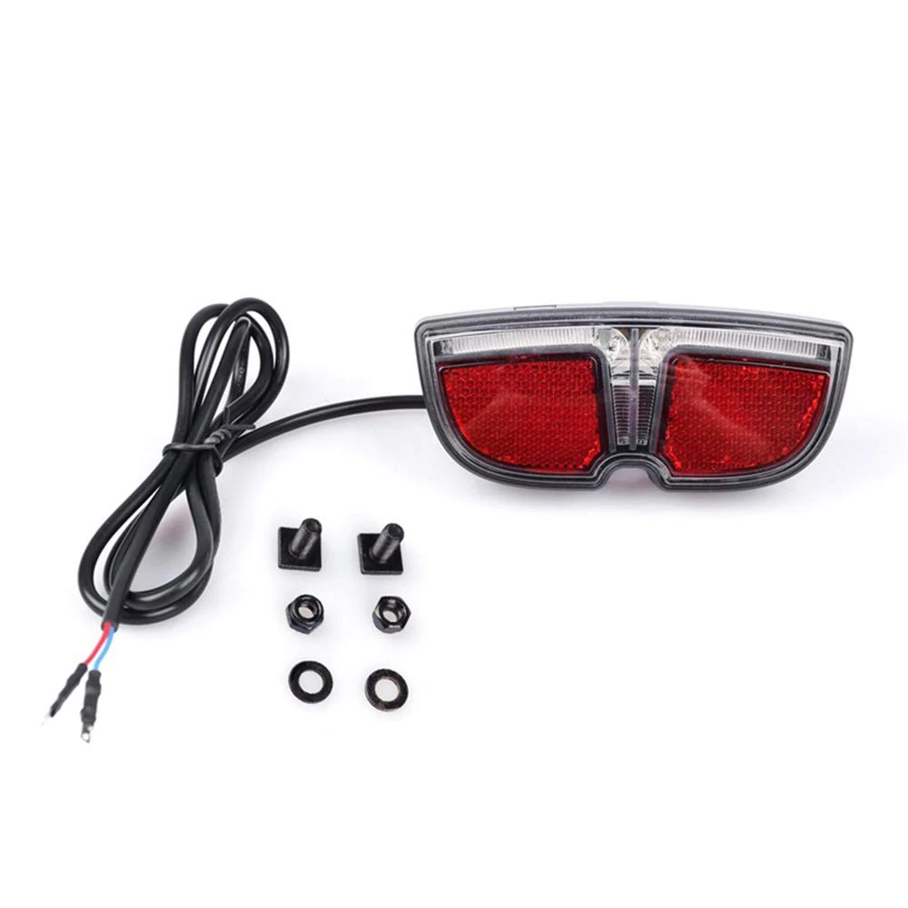 6V LED E-Bike Tail Light Electric Bike Rear Rack Brake Lamp for BBS BBS01B BBS02B BBSHD Mid Drive Motor