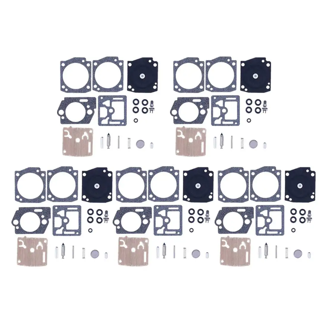 

5 Sets Chainsaw Carburetor Carb Repair Rebuild Fix Kit Fit for Zama Husqvarna K750 K760 RB-177