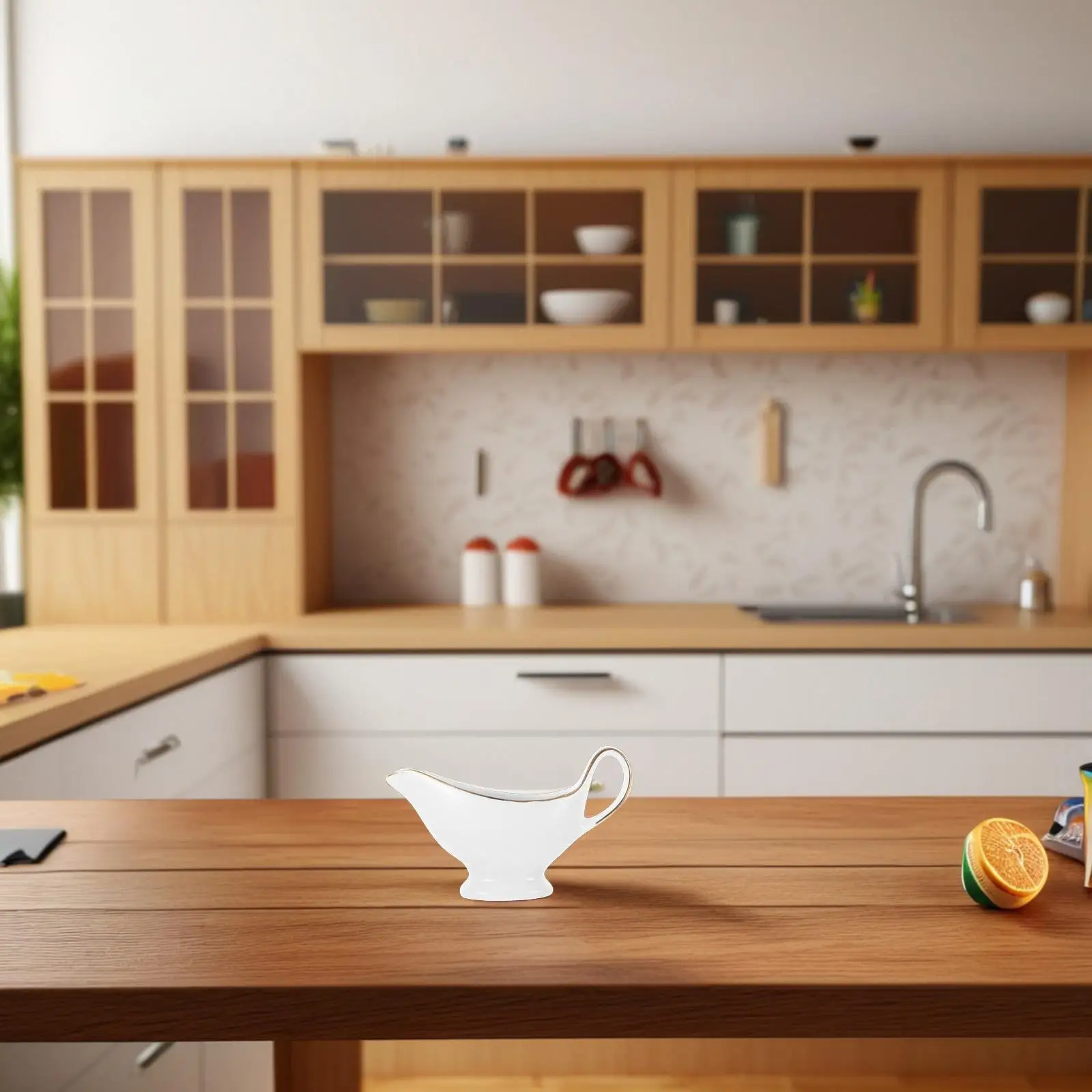 الذهب حافة المرق قارب السيراميك صلصة إبريق لوازم المطبخ المنزل الصحن التوابل الحاويات الطعام بار اكسسوارات الخزف