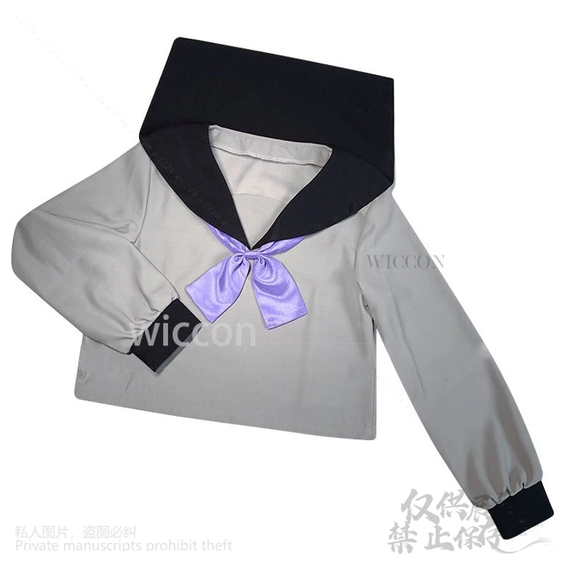 anime game 13 SENTINELS AEGIS RIM cosplay Shinonome Ryoko costume Japanese school uniform dress Sailor Suit Top Skirt customized view 5