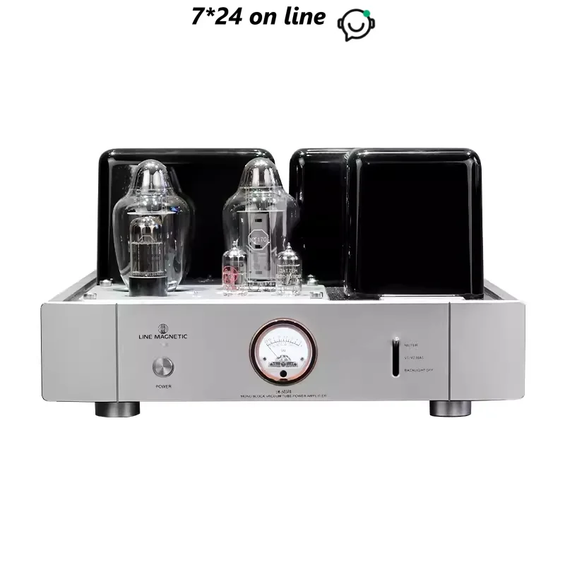 خط مغناطيسي LM-603PA/1 زوج KT170 * 2 أحادي الطاقة Amp HIFI آلة الصفراوية الصوتية 130 واط أنبوب تفريغ ECC81 (12AT7)/ECC82 (12AU7)/6SN7