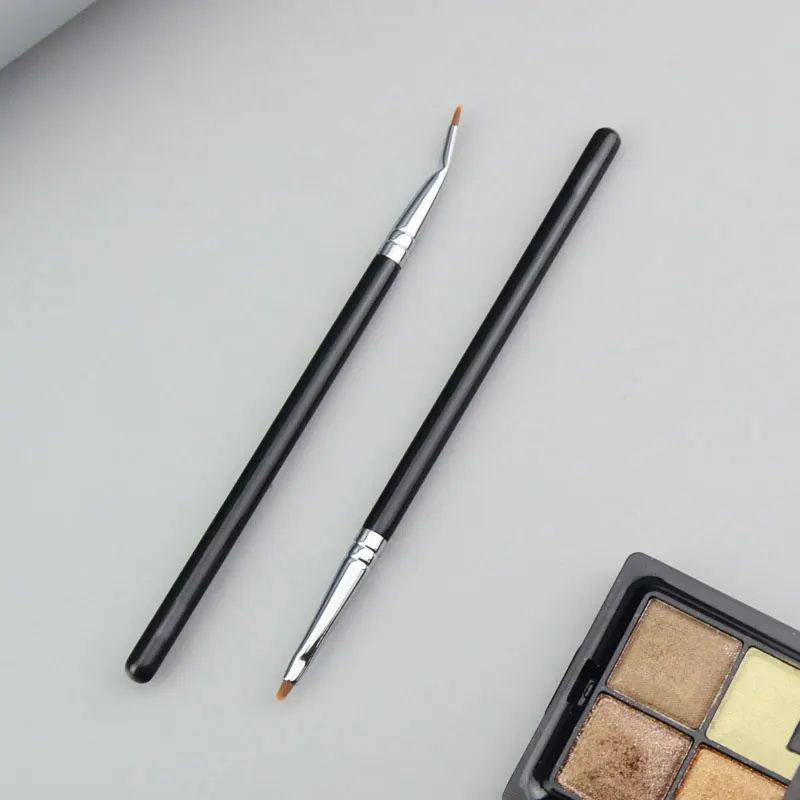 1pc cienki eyeliner pędzel do makijażu włosy syntetyczne małe korektor pędzle do makijażu grzywny cień do powiek ostre przybory kosmetyczne profesjonalne