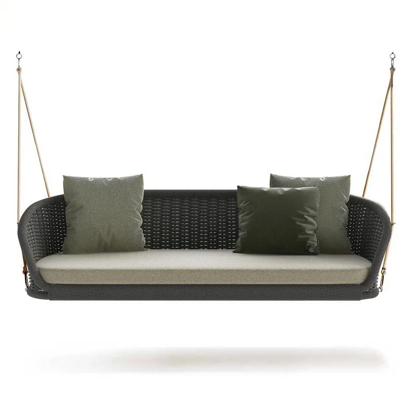 Garden Patio Outdoor Swinging Chair Furniture Courtyard Leisure Weave Rattan Hanging Chair