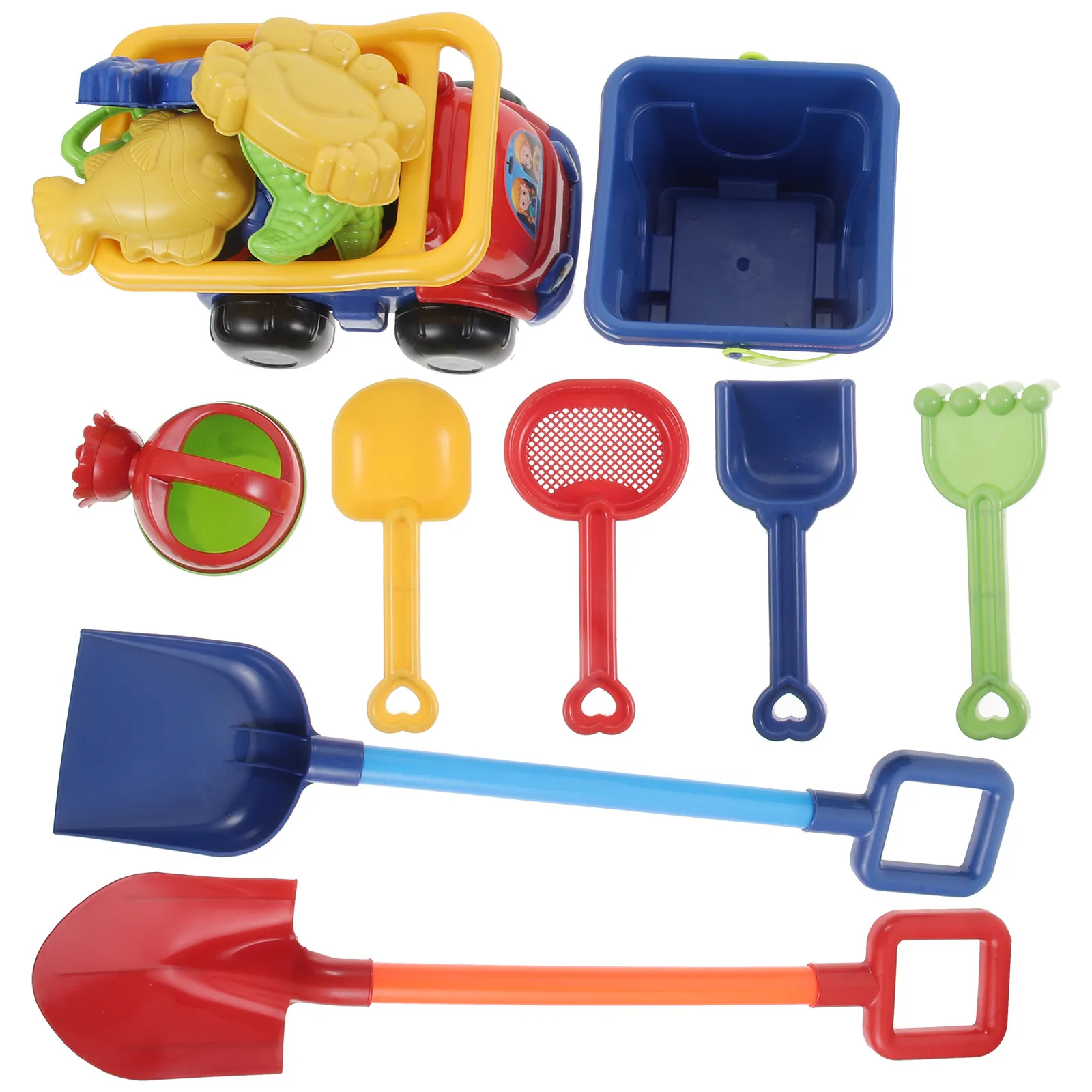 

1Set Kids Beach Sand Play Set Lightweight Plastic Outdoor Indoor Sand Digging Excavating Tools Educational Fun