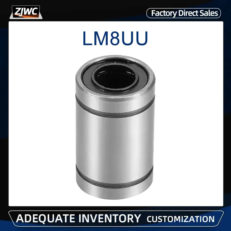 

1pc LM8UU Long Type 8mm Linear Ball Bearing CNC Parts For 3D Printer Linear Bearings