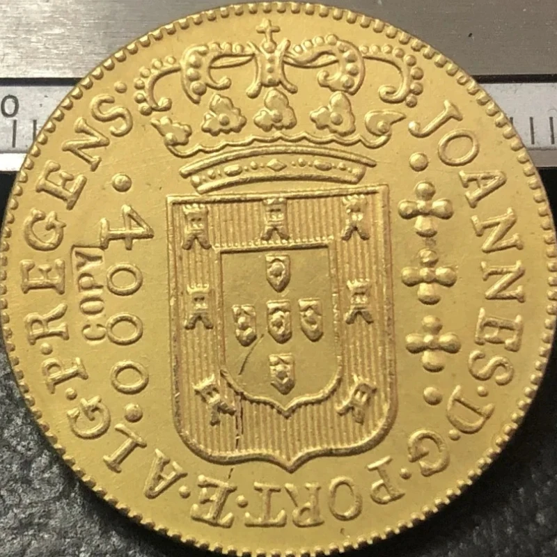 1814 Brazil 4000 Reis - Joao, Prince Regent Copy Gold coin