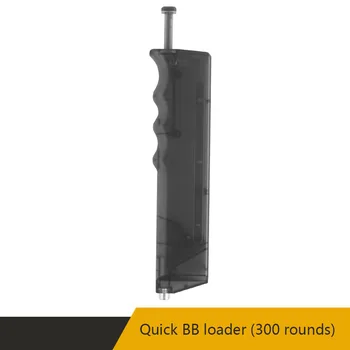 מטעין bb מהיר (300 סיבובים), מצויד בשני מתאם, צבע שקוף, משחקים טקטיים