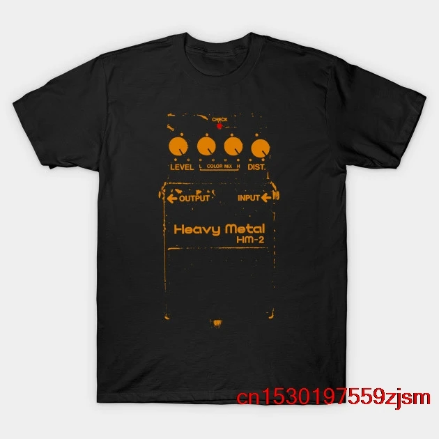 Chainsaw Guitar Pedal (Boss HM-2) T-Shirt man and woman tee