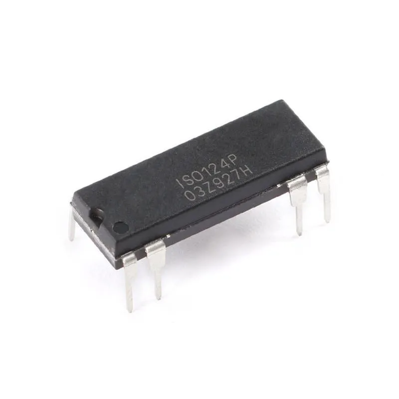 1pcs ISO124P DIP-8 ISO124 ISO122P ISO122 IS0124 DIP8 DIP isolation amplifier