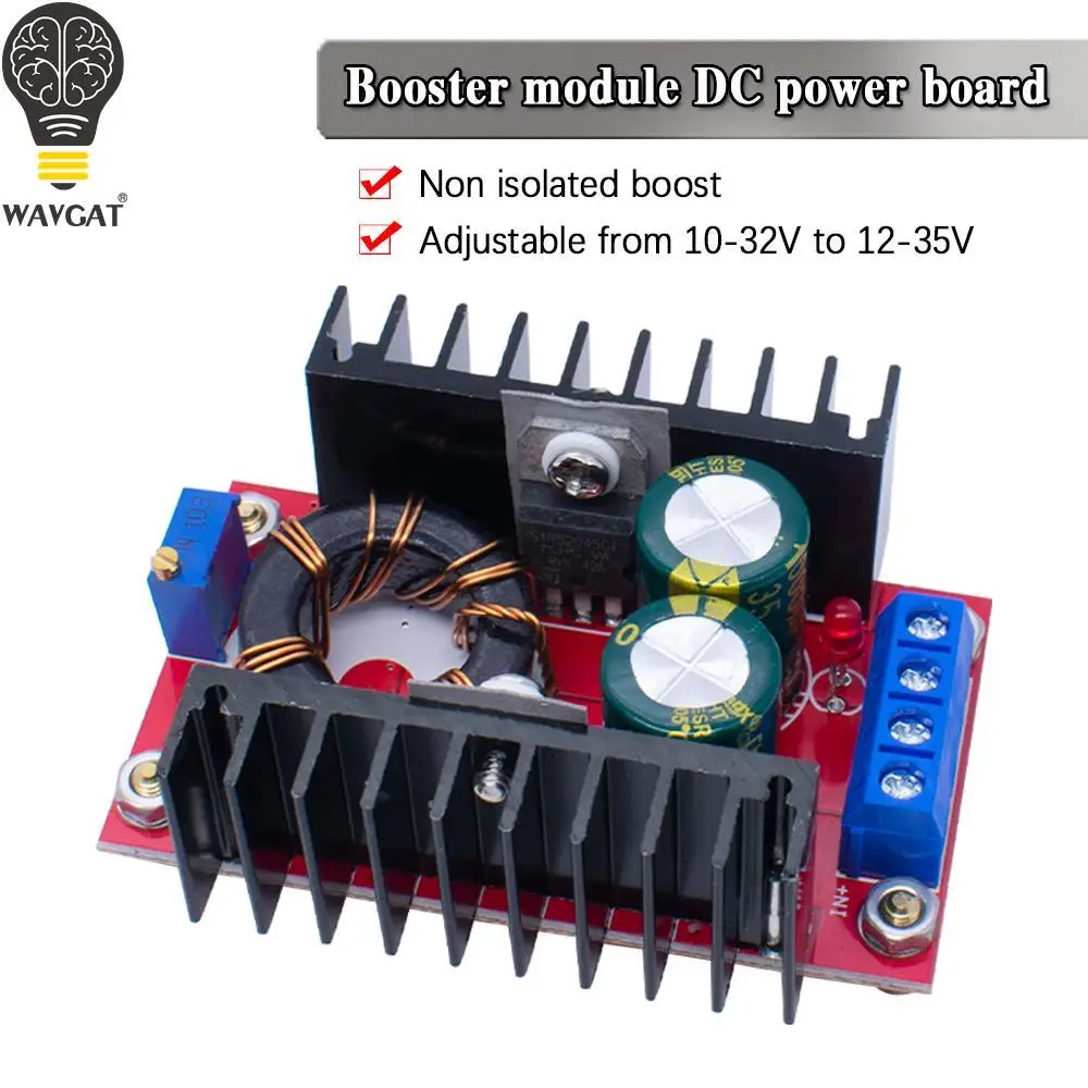 step up modulo de alimentacao conversor dc dc boost 1032v a 12 35v 10a laptop voltage charge board 150w 01