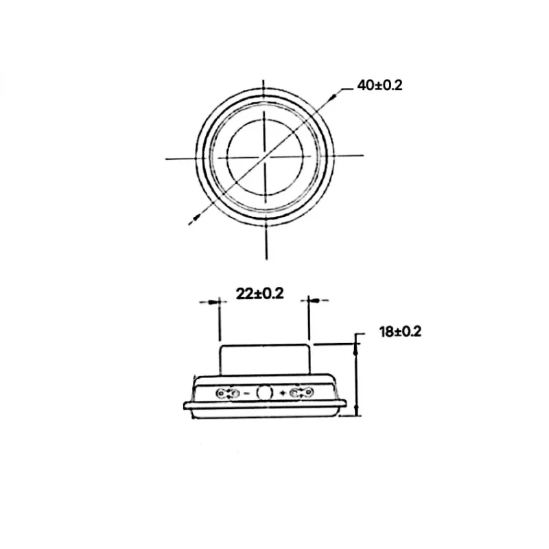 SOTAMIA 2Pcs 40MM Mini Audio Speaker 4 Ohm 8 Ohm 5W Full Frequency Loudspeaker Dual Magnetic Home Theater For Bluetooth Speaker