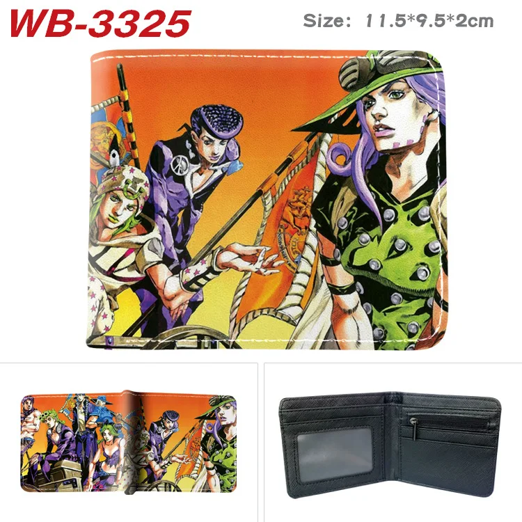 Jojo Bizarre Adventure Anime Cartoon Wallet Coin Purse with Card Holder