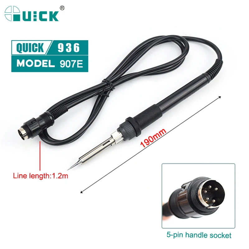 Quick 236 936 Original soldering station handle constant temperature Solder Replacement Soldering Iron handle Welding Tools