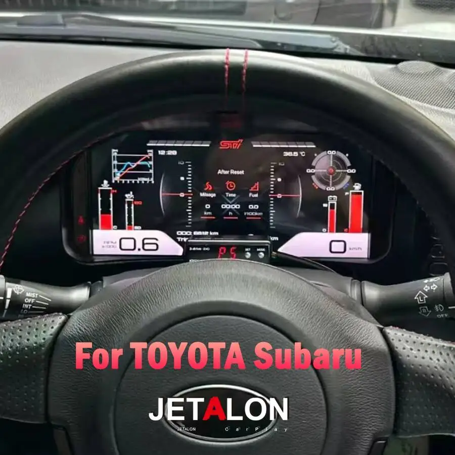 

12.3inch Car Digital Cluster Instrument Smart Cluster Screen For TOYOTA Subaru 2013-2019 Display Virtual Cockpit Dashboard