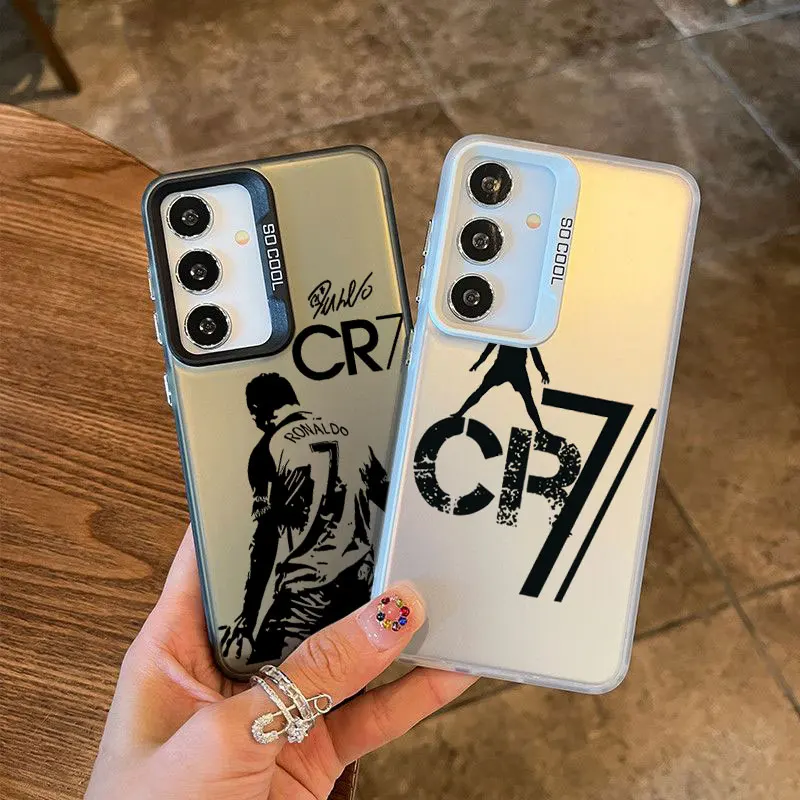 Phone Case For Samsung A06 A12 A13 A14 A15 A16 A23 A24 A25 A26 A33 A34 A35 A36 A52 A54 A55 A56 Football Star CR7