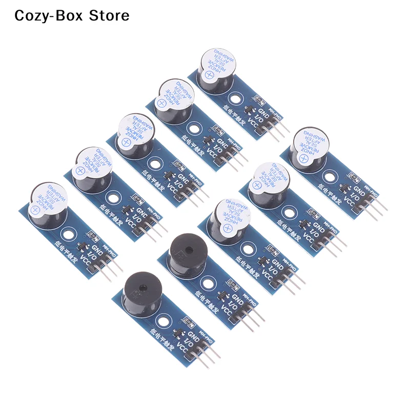 [ZY]Active Passive Buzzer Module For 5V Low Level Trigger Compatible With Raspberry Pi ESP32 High Quality DIY Kit[ZY]