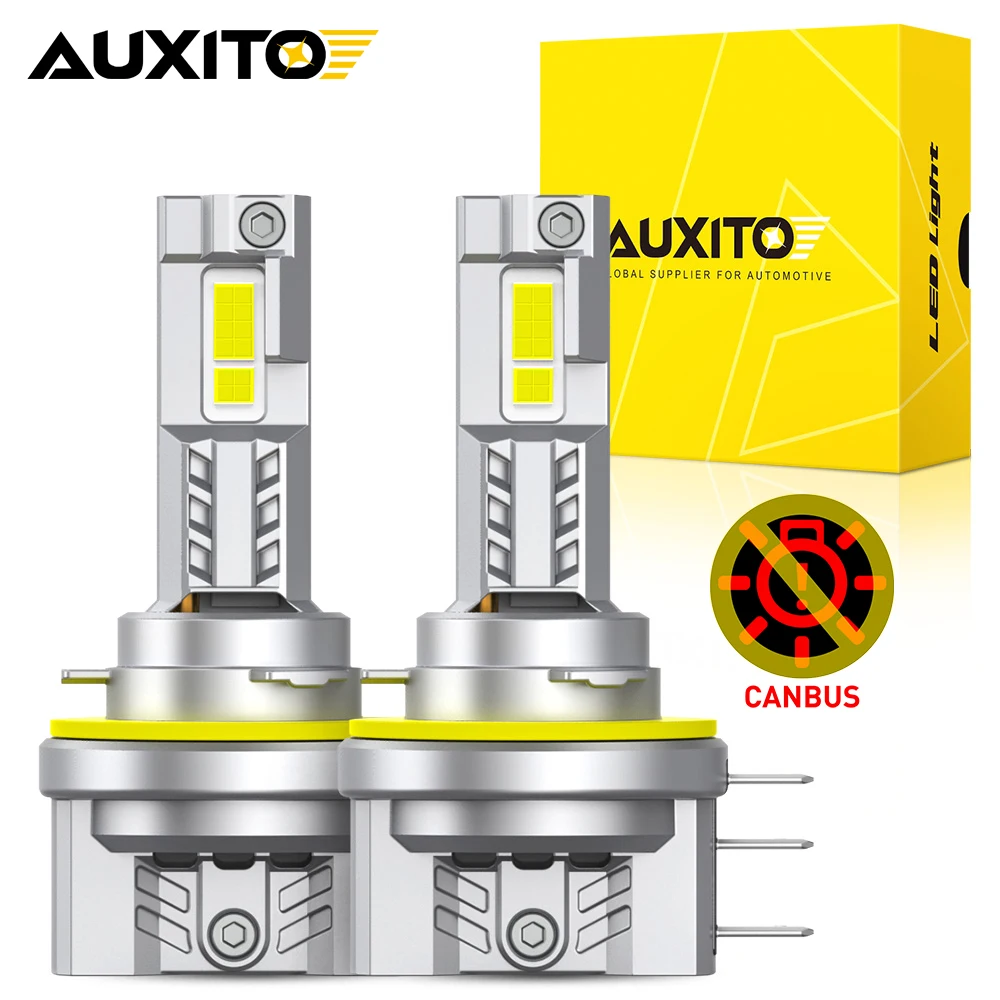 

AUXITO 2 шт. CANBUS H15 светодиодные лампы для фар 6500K белые 30000LM Автомобильные светодиодные лампы дальнего света DRL для BMW Mercedes Audi VW