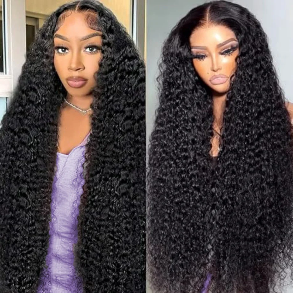 

40 Inch Deep Wave Human Hair Wigs 13X6 Hd Lace Frontal Wig 100% Human Hair 250 Density For Women Pre Plucked Brazilian Hair Wigs