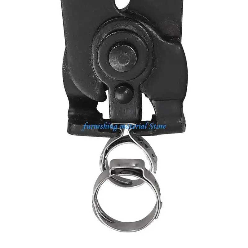 مجموعة مشابك خرطوم أذن واحدة من الفولاذ المقاوم للصدأ Y5GD مع كماشة ونطاقات واسعة قابلة للتعديل مناسبة للاستخدام الصناعي للسباكة #4