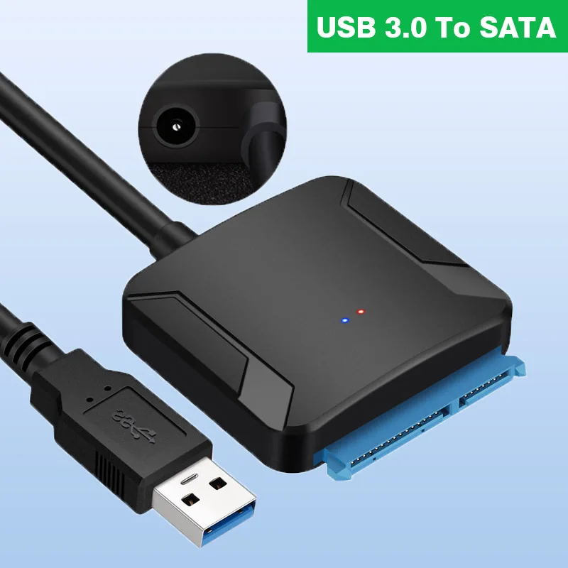 USB 3.0 To SATA 3 Cable Sata To USB Adapter Convert Cables Support 2.5/3.5 Inch External SSD HDD Adapter Hard Drive ConnectFit