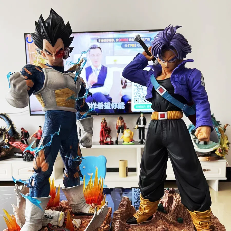 

Dragon Ball Super Vegeta Anime Figure 55cm Pvc Statue With Light 3 Heads Action Figurine Collectible Model Decoration Toy Gift