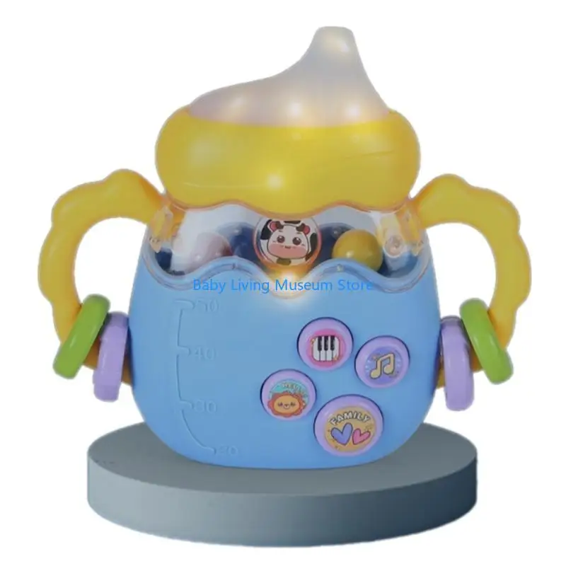 P31c giáo dục ratsle bé chai đồ chơi đồ chơi đồ chơi teether an toàn cho trẻ sơ sinh ánh sáng đồ chơi mọc răng