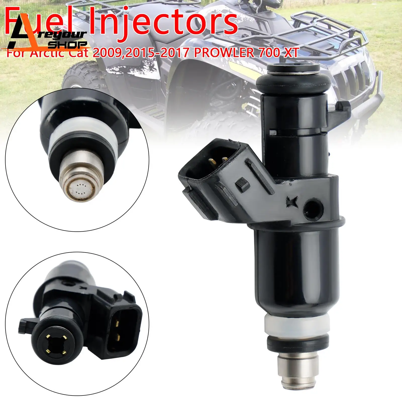 0470-762 Fuel Injector for Arctic Cat ATV UTV SxS 700 HDX 550 TRV TBX