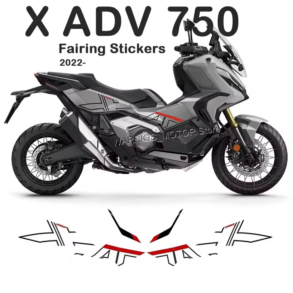 

X-ADV 750 For Honda X-ADV 750 X ADV750 2021-2024 Fairing Sticker Body Decoration Decals Anti-Scratch PVC Sticker