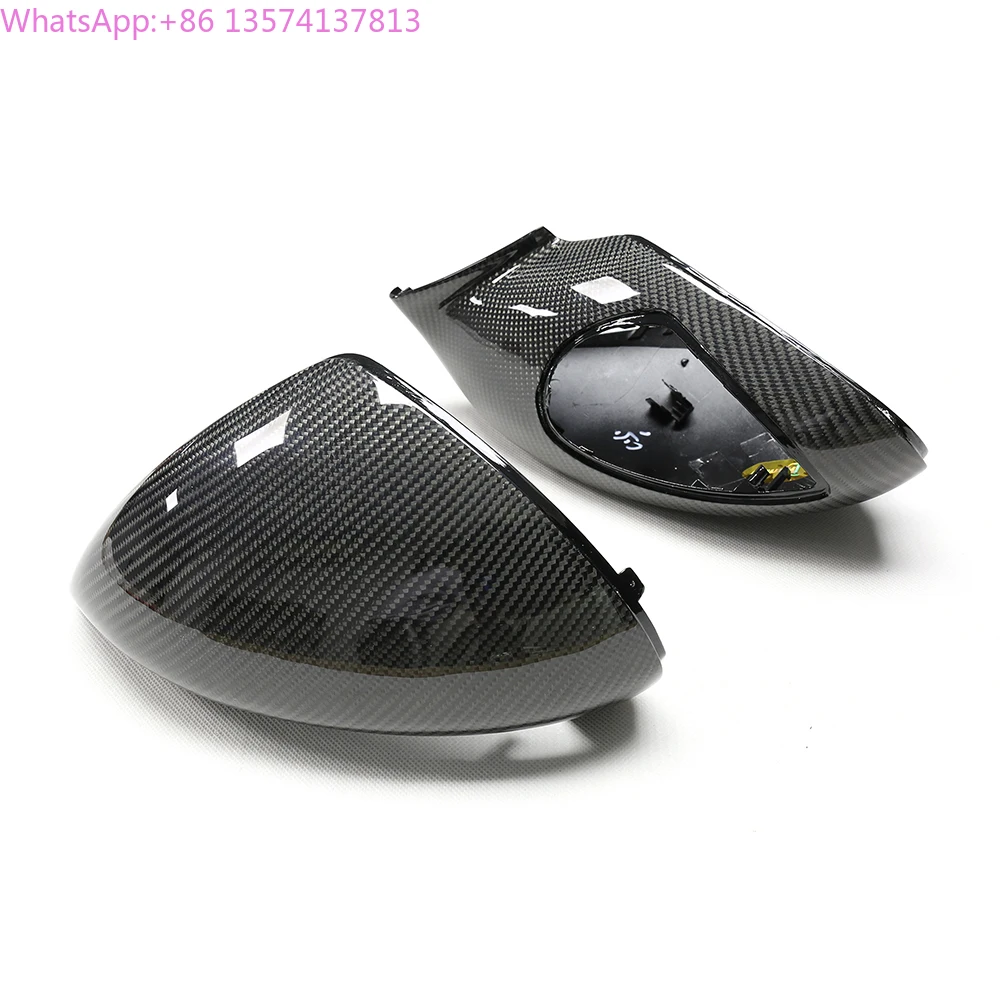 

Real Carbon Fiber Mirror Covers Replacement for Porsche 911 991 Turbo S Direct Replacement Side Mirror Covers