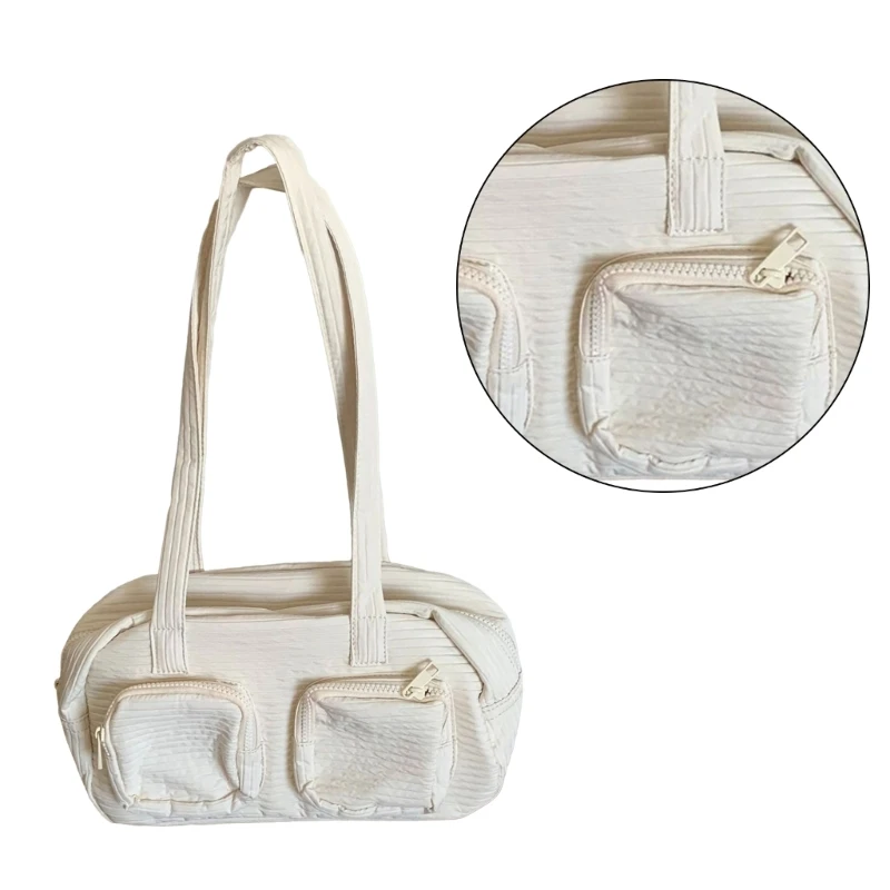 Korean Vintage Shoulder Bag Women's Trendy Underarm Handbag Y2k Streetwear
