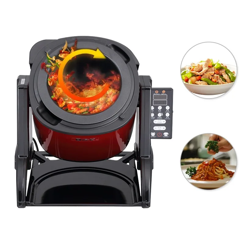 Chinese Restaurant Fried Rice Robot Cooker Intelligence Automatic Stir Fry Cooking Machine