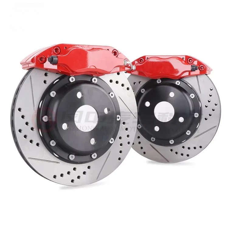 Auto Brake Caliper Modified Calipers 4 Piston MZ7600 Disc Brake Rotor 15 Inch  16 Inch Kit Fits for VW
