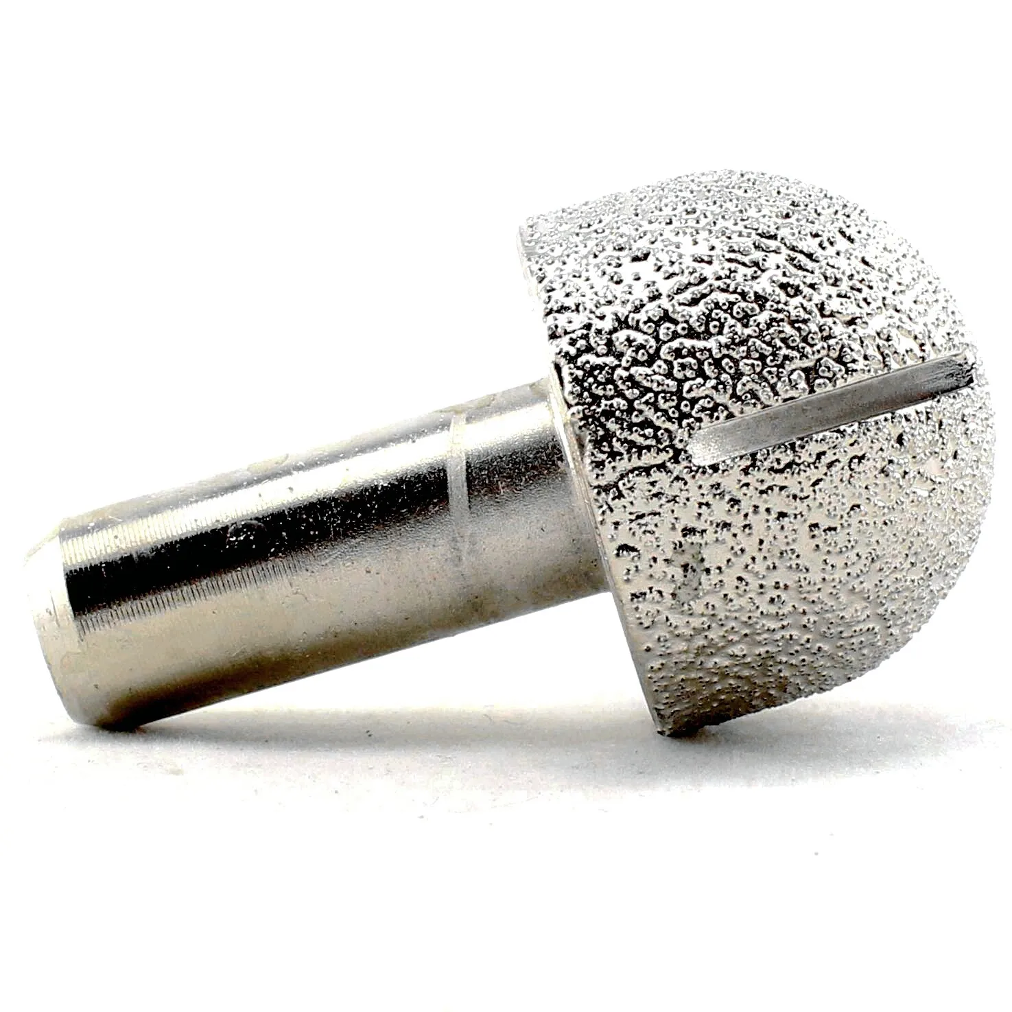 R12 R15 Brazed Diamond Ball Nose Profile Wheel 1/2 Inch Shank Stone Grinding Router Bit