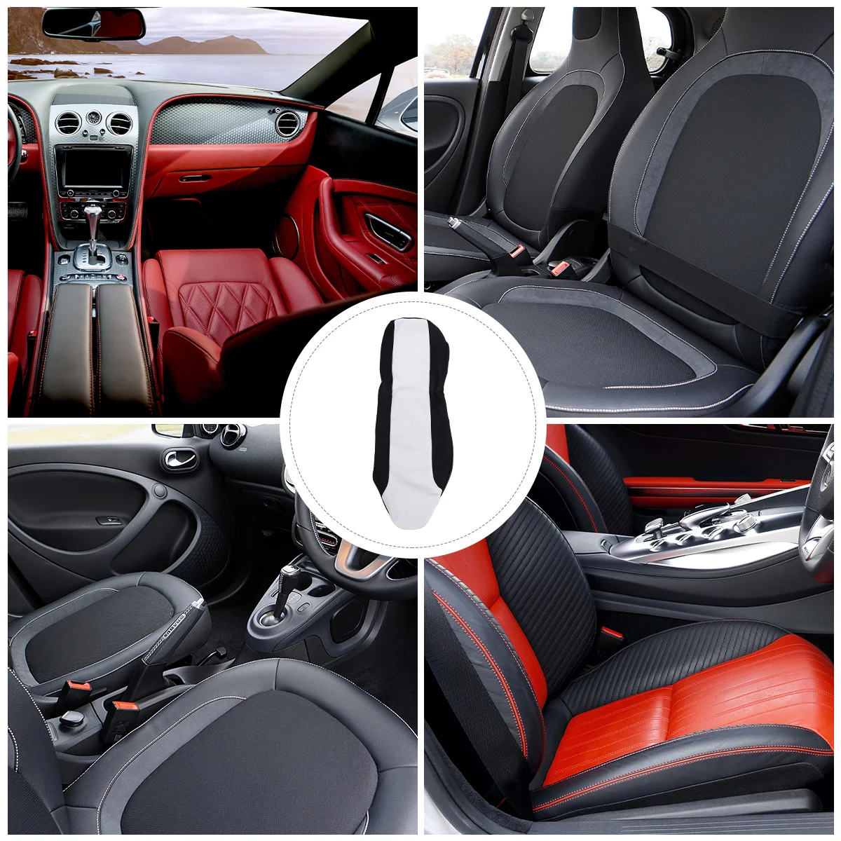 

1Pcs Auto Front Seat Cover Car Seat Protector Cover Heavy Duty Mesh Design Stain Resistant Fade Proof Machine Washable