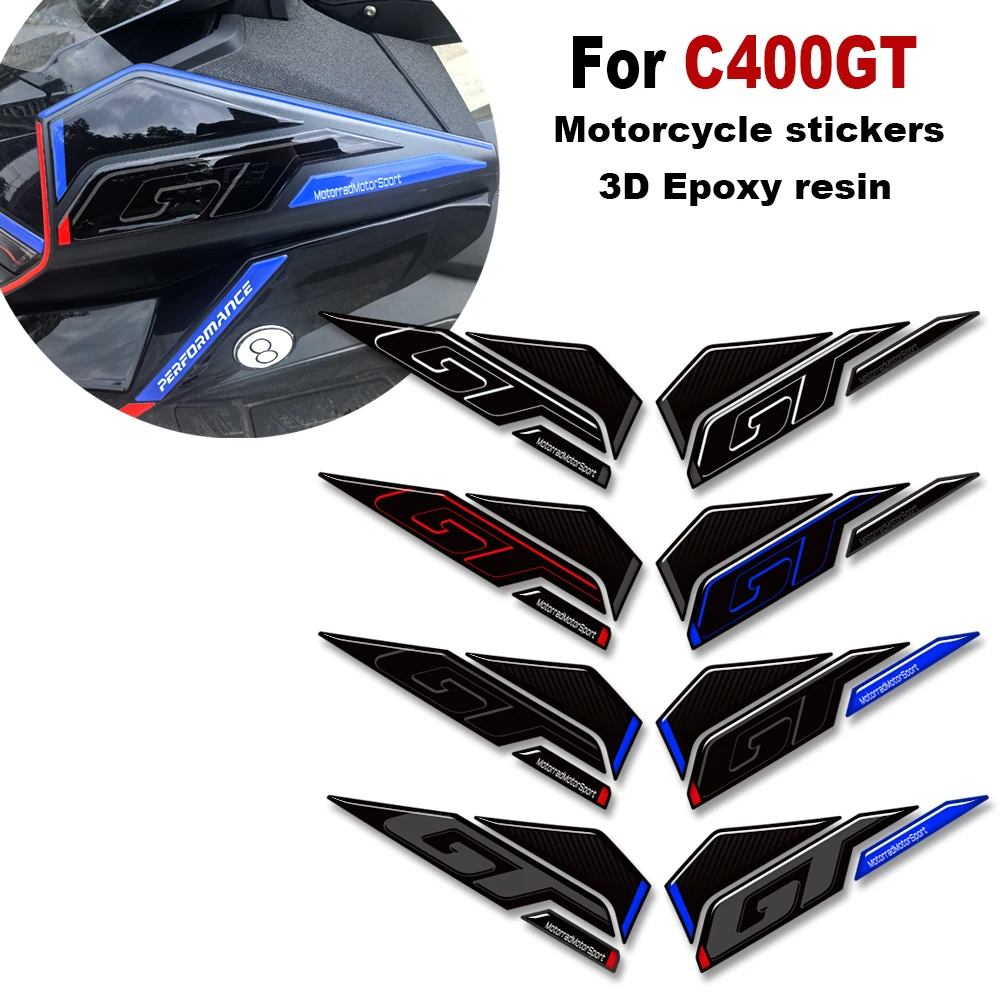 

Motorcycle Tank cap Fuel pad windscreen windshield handguard stickers protection decals kit For BMW C400GT C 400 GT C400