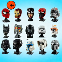 Galaxy TIE Fighter Pilot Stormtrooper Vader Dasveida Captain Rex Helmet ATAT Driver Building Block Toy Birthday Christmas Gifts
