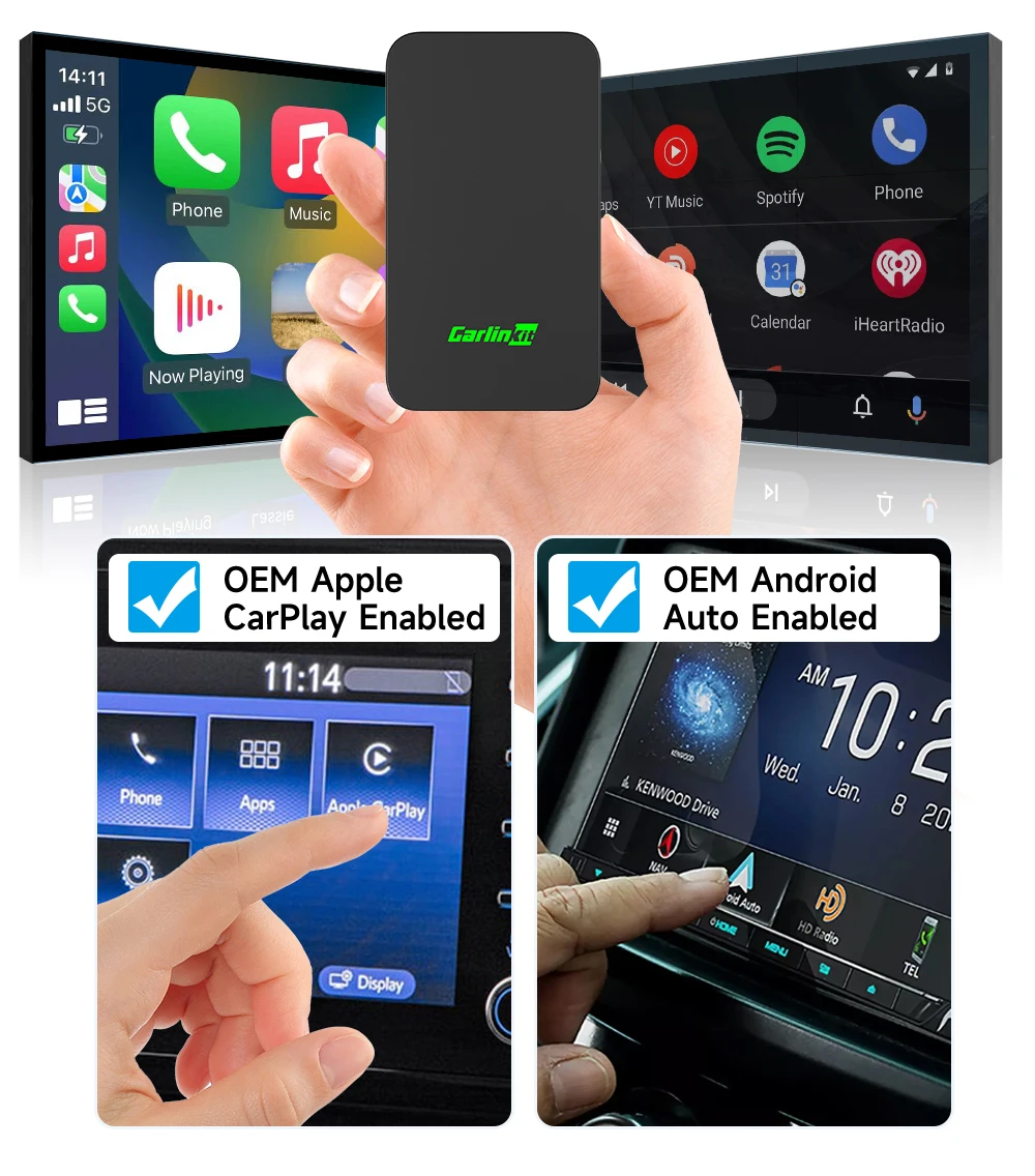 CarlinKit 5.0 2Air CarPlay Wireless Android Auto Adapter für Toyota Mazda Ford VW Peugeot Exeed Skoda KIA Hyundai Chery Haval – Detail 3