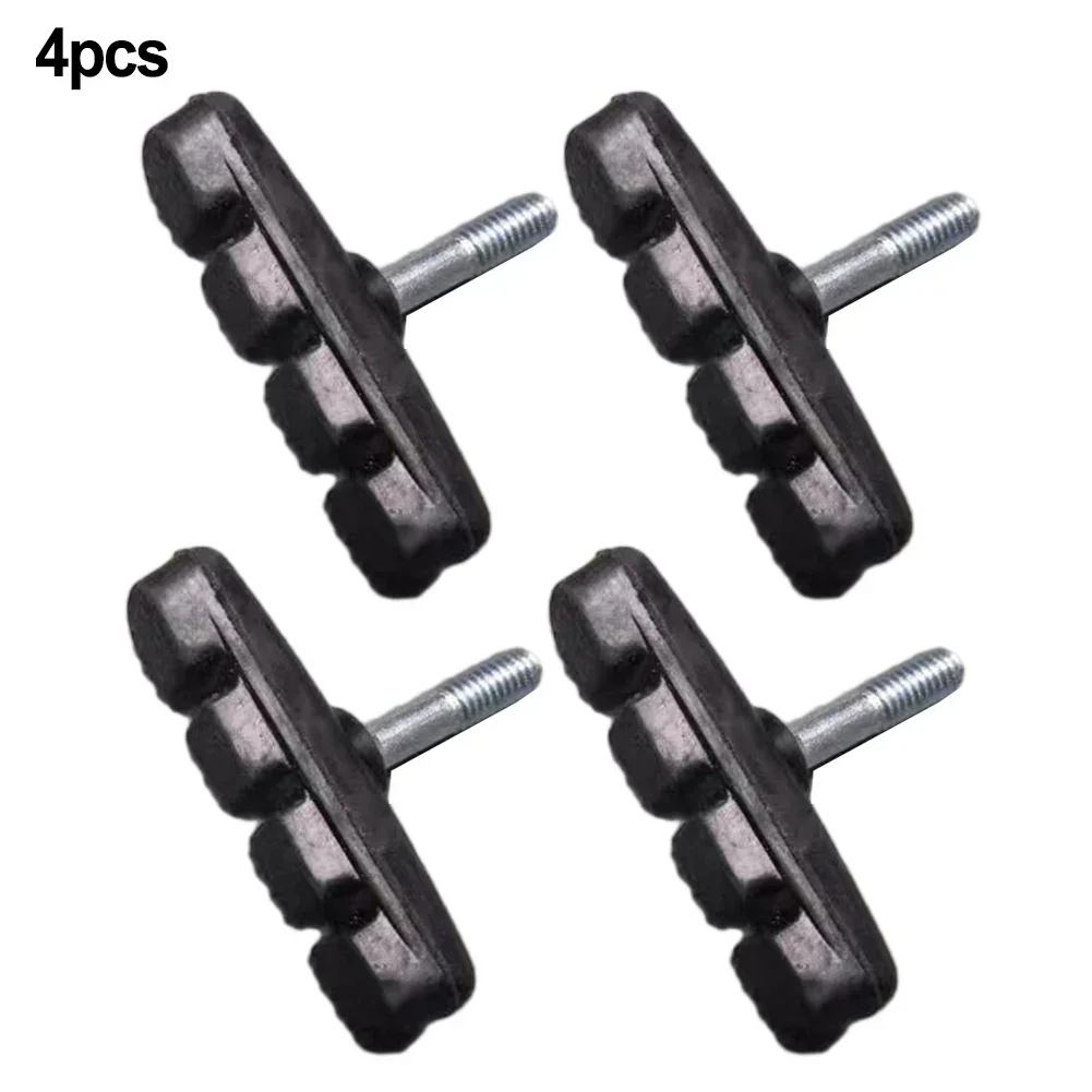 2/4 Pairs Bicycle Brake Shoes For V-Brake Symmetrical 70mm Bicycle Brake Pads Bike Brake Pads Block Cycling Accessories ﻿