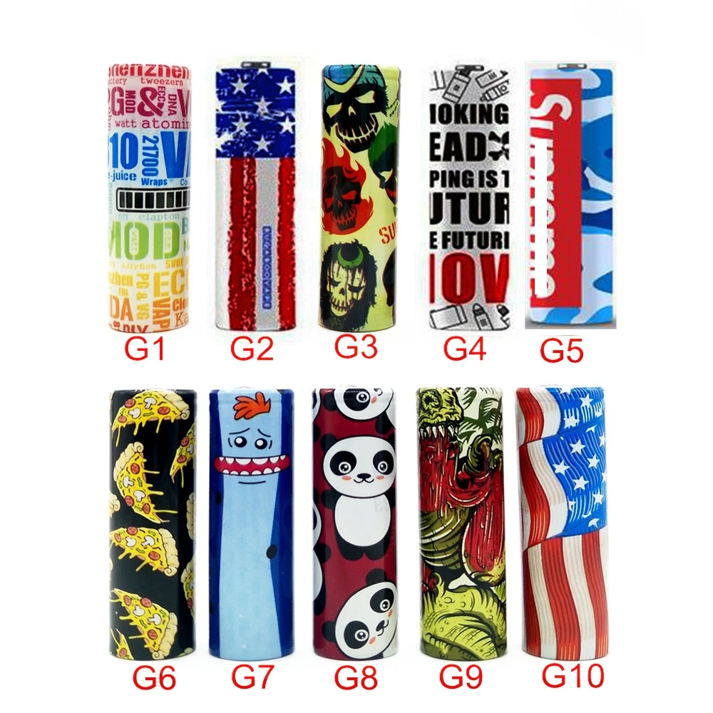 30PCS Pack 18650 20700 21700 Battery Wrap Heat Shrink Tube Cover Skin PVC  Precut Sticker Shrinkable Sleeves Protect Insulation - AliExpress 15