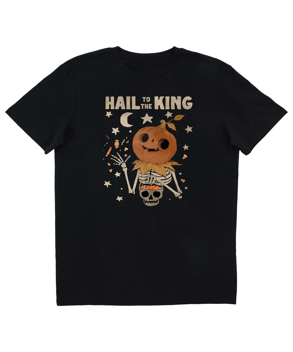 

Citrouille Halloween Sourire Squelette Fashion Graphic Print Summer Luxury Brand Cotton Men's and Women's T-Shirts Short Sleeves