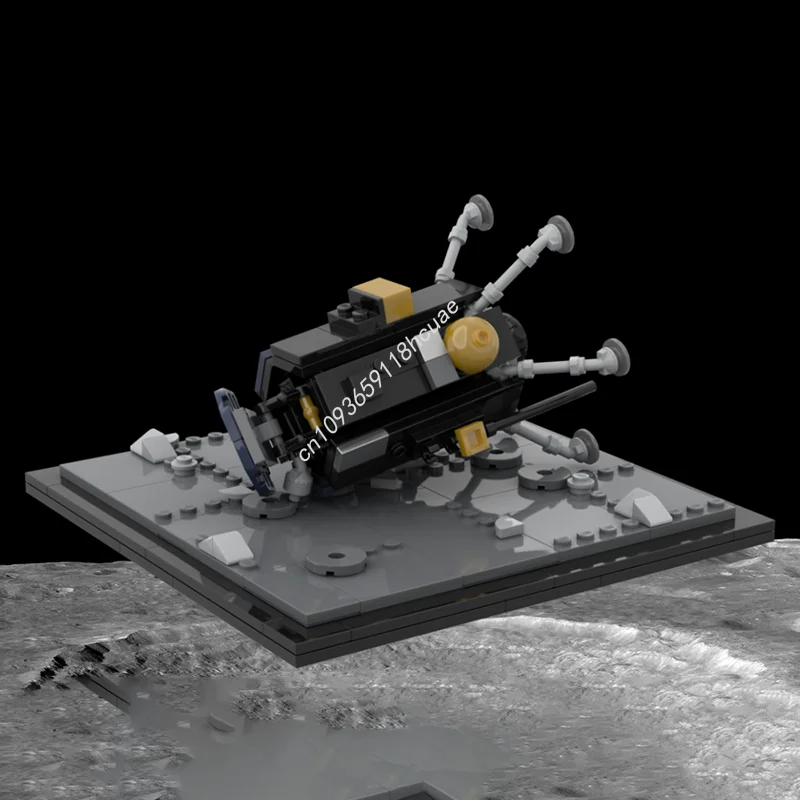 

236pcs MOC Space Athena Nova C Lunar Lander IM 2 ΜNova Model Christmas Gifts Building Blocks Architecture Toy Idea Education