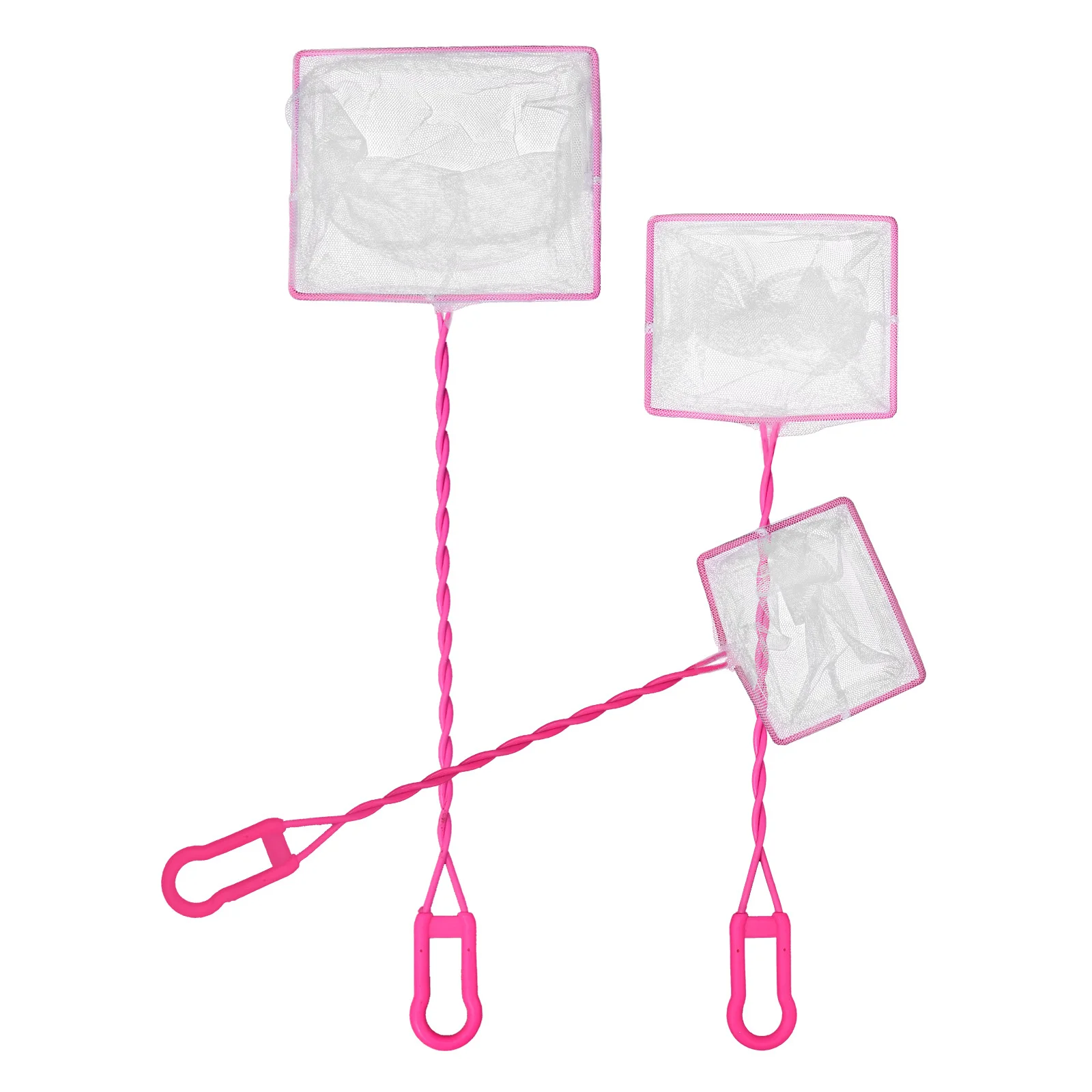 

3Pcs Fish Net Durable Plastic Handle Fine Nylon Mesh Scoop Net for Aquarium Fish Tank Freshwater Saltwater Catch Release