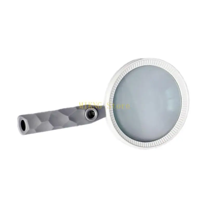 Handheld Magnifier With High Magnification Glass Lenses Ergonomic Grip Glass For Reading Inspection Jewelry best sale