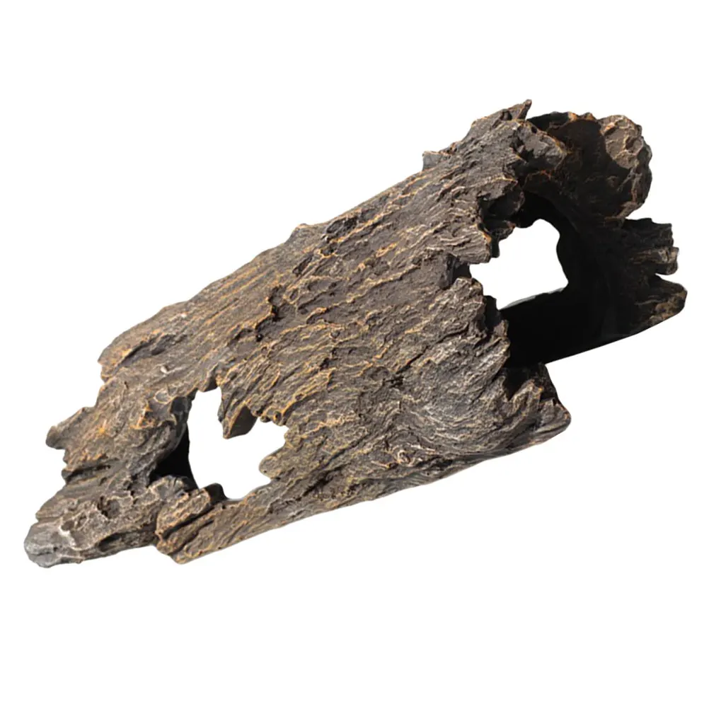 

Simulated Koi Decoration Resin Tree Trunk Stump Ornaments for Aquarium Fish Tank Underwater Landscape DIY Branches