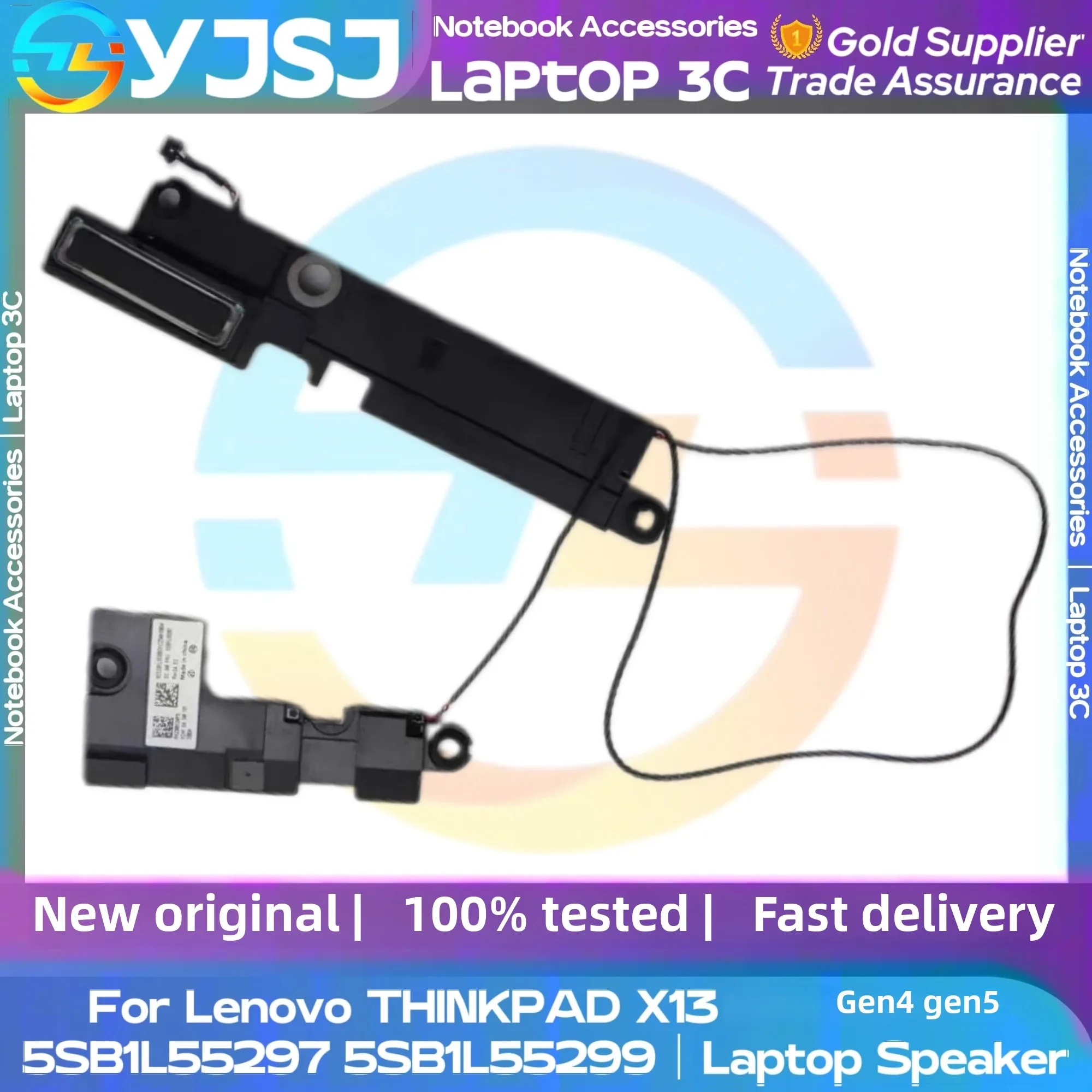New Original Laptop Speaker For Lenovo THINKPAD X13 Gen4 Gen5 built-in speaker horn audio 5SB1L55297 5SB1L55299 5SB1L55298