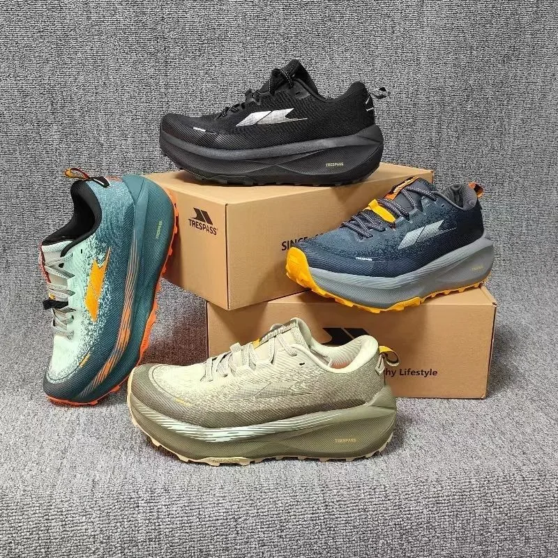 Original Brand Comfortable Thick Soled Wide Last Off-road Running Shoe Anti Slip Walking Jogging Shoe Top Quality Trecking Shoe
